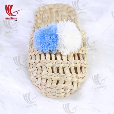 Unique Light Water Hyacinth Slippers