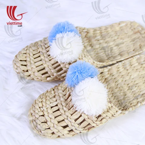 Unique Light Water Hyacinth Slippers