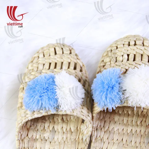 Unique Light Water Hyacinth Slippers