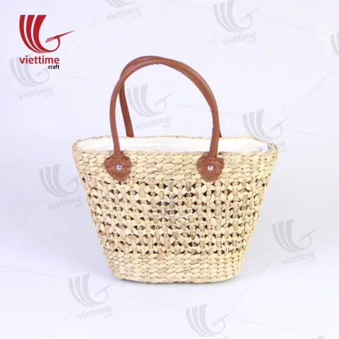 Rattan Export natural Fibre jacinto de agua bolso - REX-B00052
