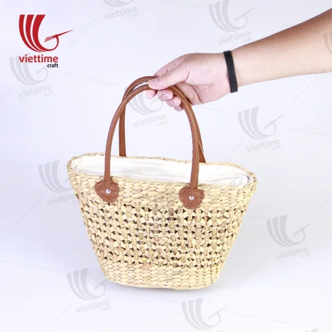 Natural Fibre Water Hyacinth Handbag