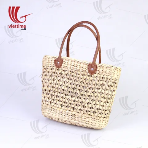 Beautiful Weaving Water Hyacinth HandBag