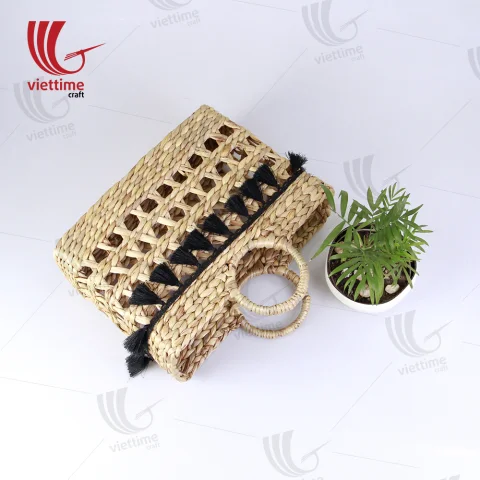Water Hyacinth Basket Shopping Bag
