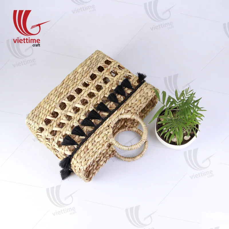 Water Hyacinth Basket Shopping Bag