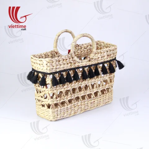 Water Hyacinth Basket Shopping Bag