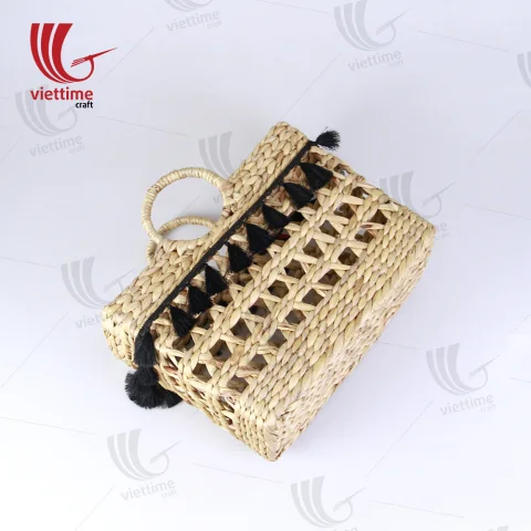 Water Hyacinth Basket Shopping Bag
