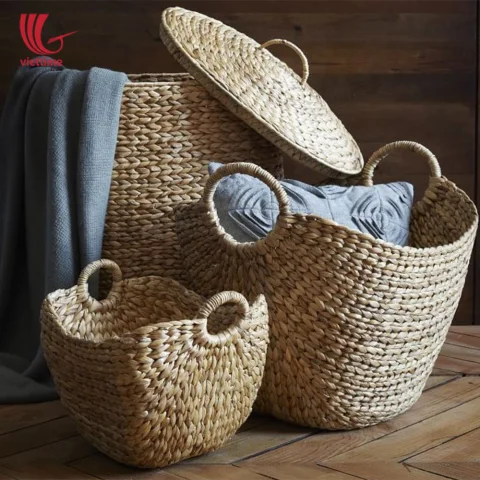 Water Hyacinth Shopping Basket Wholesale