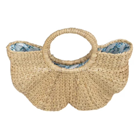 Fashionable Girl Water Hyacinth HandBag