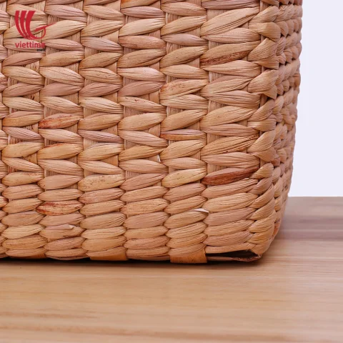 Water Hyacinth HandBag With 2 Brown Buttons