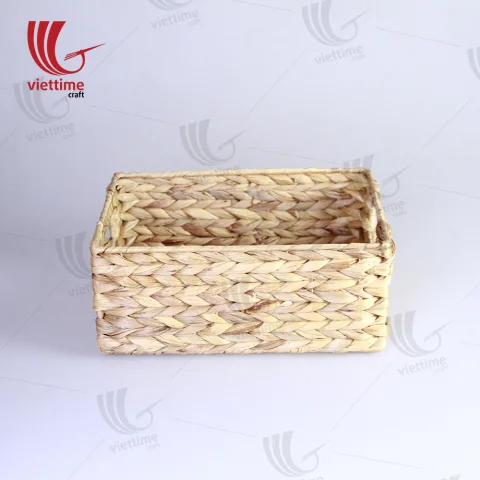 Traditional Water Hyacinth Basket Set Of 3