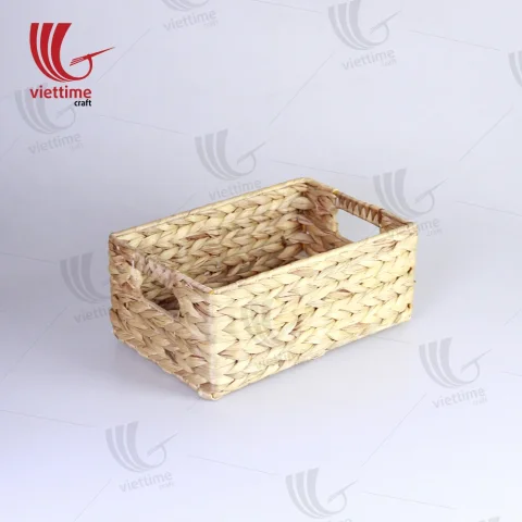 Traditional Water Hyacinth Basket Set Of 3