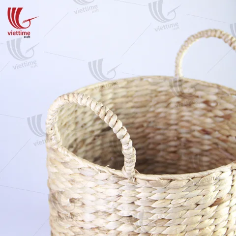 Water Hyacinth Storage Basket Set Of 2
