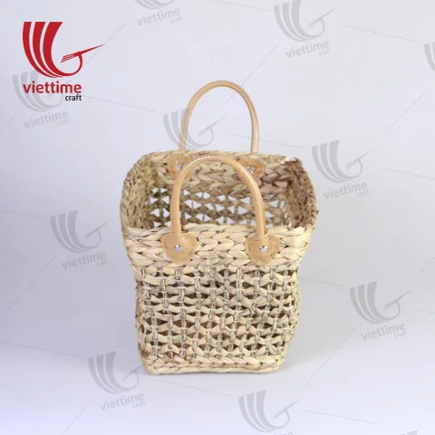 Water Hyacinth Basket With Handle