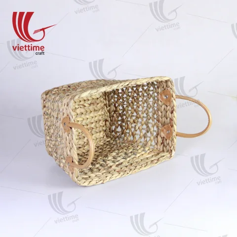 Water Hyacinth Basket With Handle