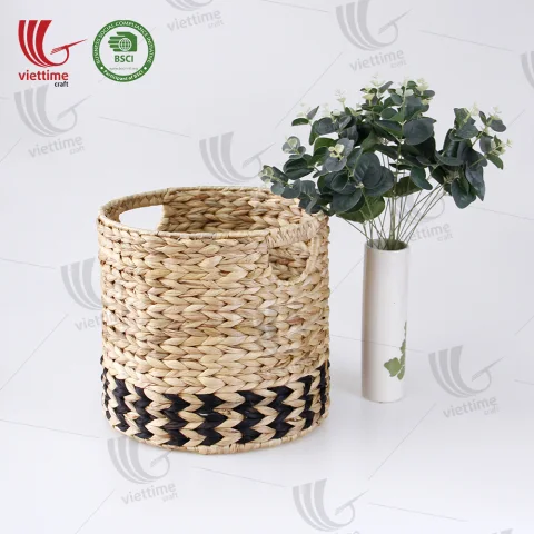 Water Hyacinth Storage Basket Set Of 3