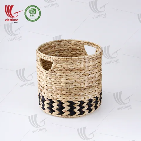 Water Hyacinth Storage Basket Set Of 3