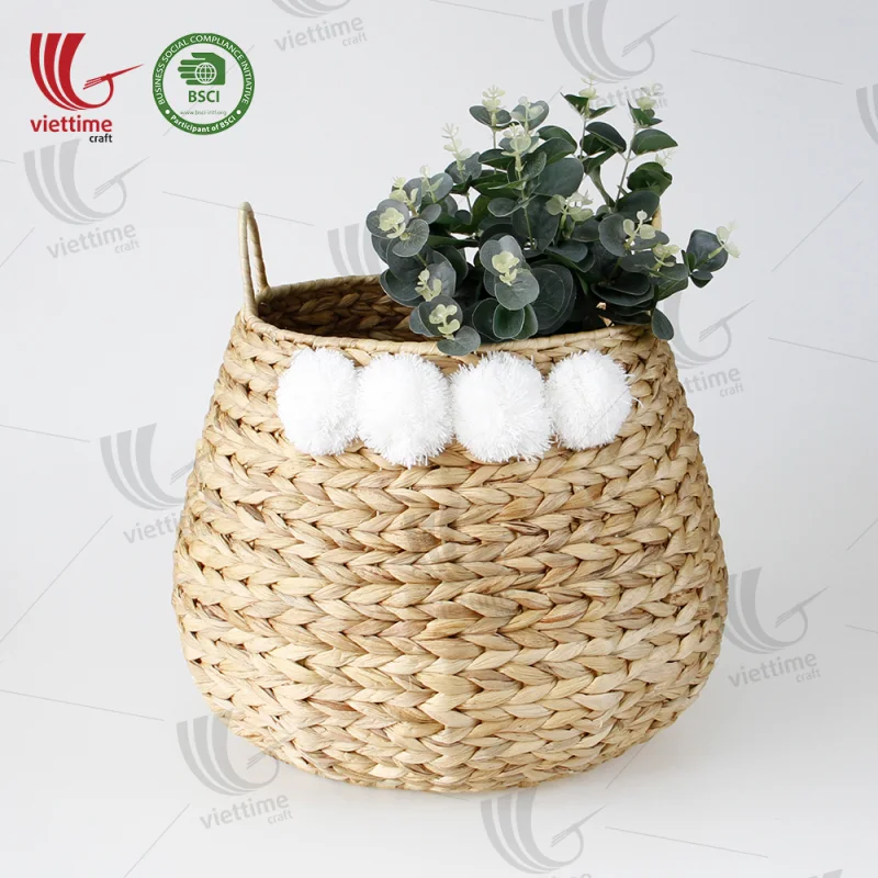 Water Hyacinth Laundry Basket Wholesale
