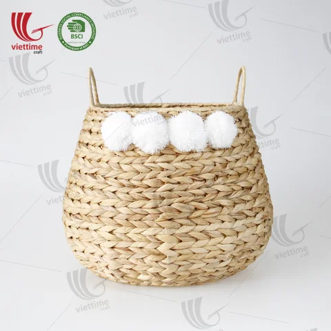 Water Hyacinth Laundry Basket Wholesale