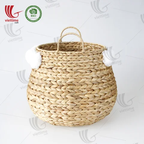 Water Hyacinth Laundry Basket Wholesale