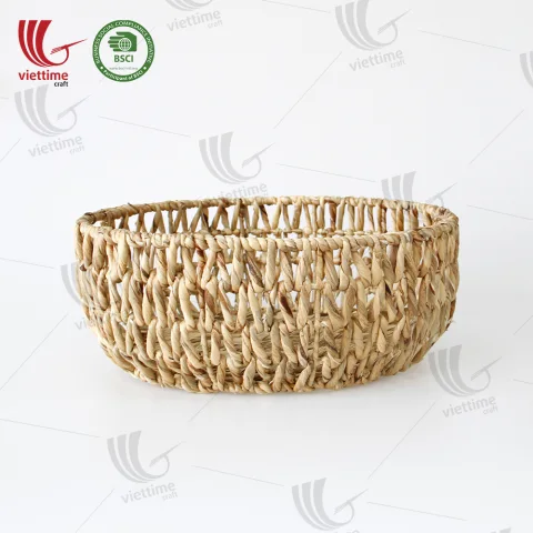 Round Shaped Water Hyacinth Basket