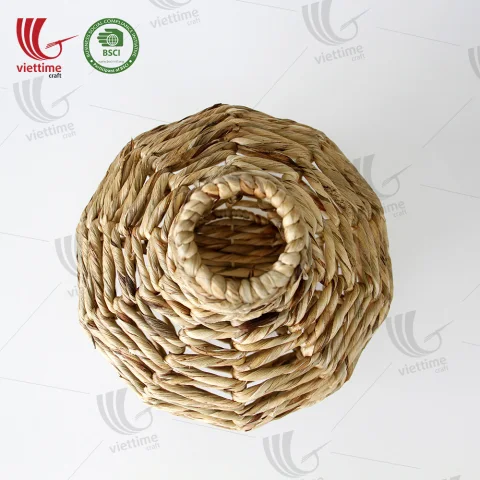 Handwoven Water Hyacinth Vase Wholesale