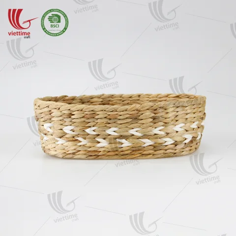 Handwoven Water Hyacinth Basket Wholesale