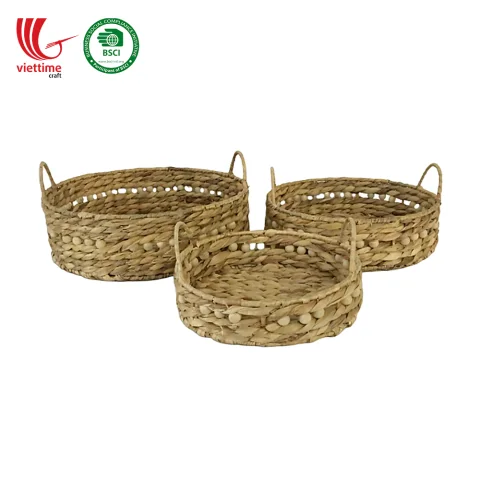 Water Hyacinth Tray SET For Table Wholesale