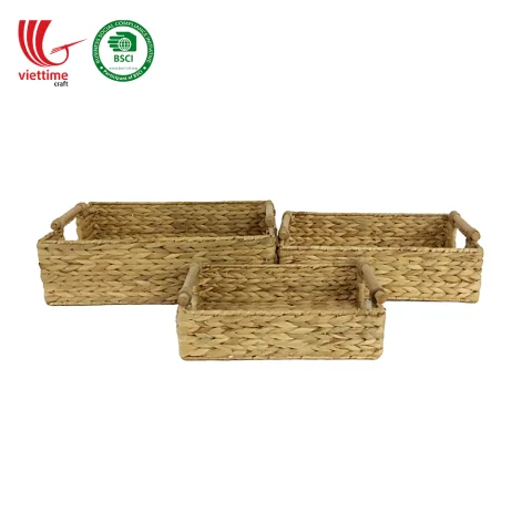 Water Hyacinth Tray SET For Table Wholesale