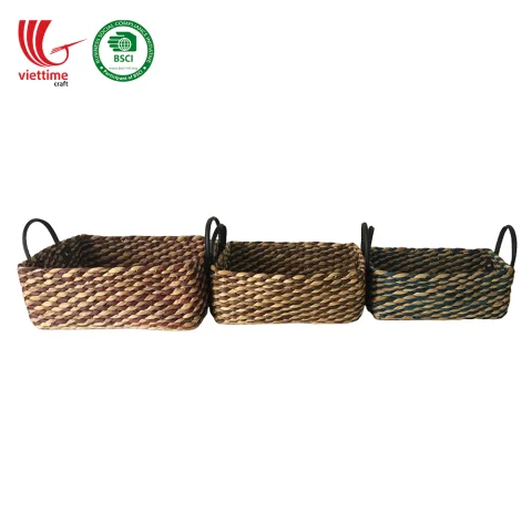 Water Hyacinth Tray SET For Table Wholesale