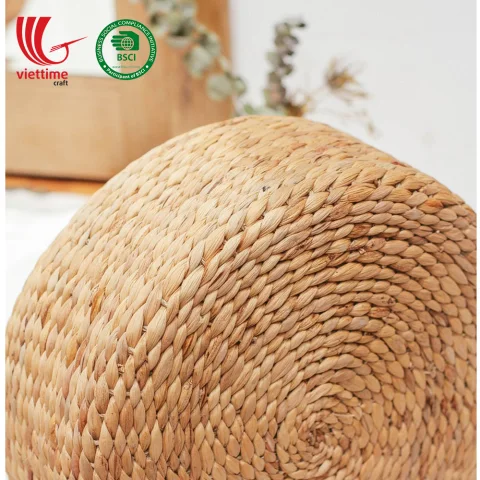 Natural Water Hyacinth Floor Cushion