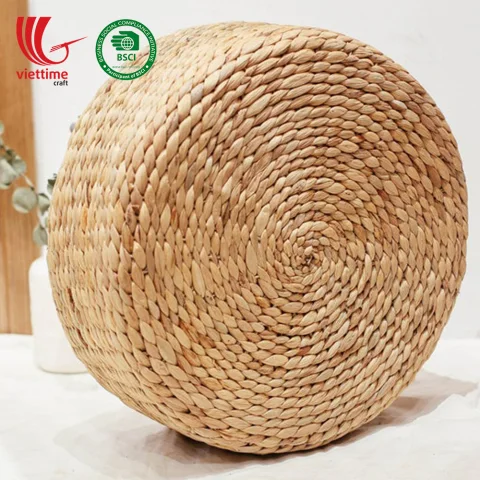 Natural Water Hyacinth Floor Cushion