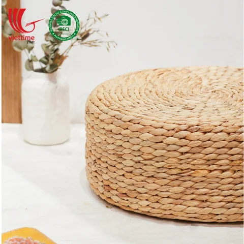 Natural Water Hyacinth Floor Cushion