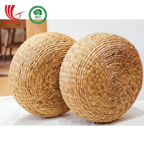 Water Hyacinth Seat Cushion Ottoman