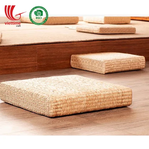 Square Water hyacinth Seat Cushion