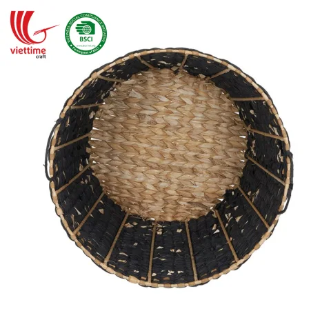 Nice Pattern Water Hyacinth Laundry Baskets