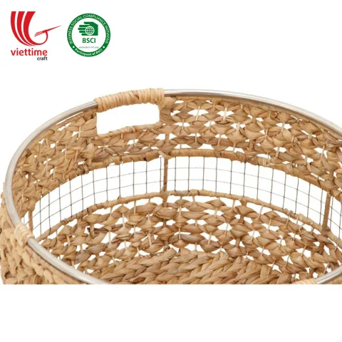 Water Hyacinth Baskets For Decor Home