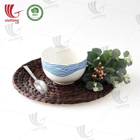 Black Straw Water Hyacinth Placemats