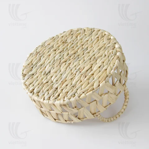 Water Hyacinth Tray Basket