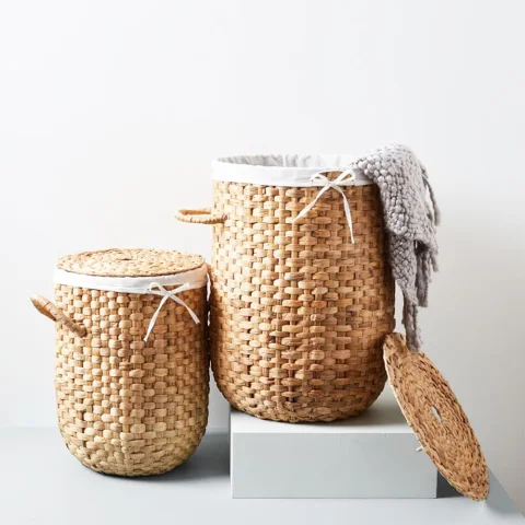 Water Hyacinth Laundry Basket