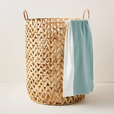 Water Hyacinth Laundry Basket Set