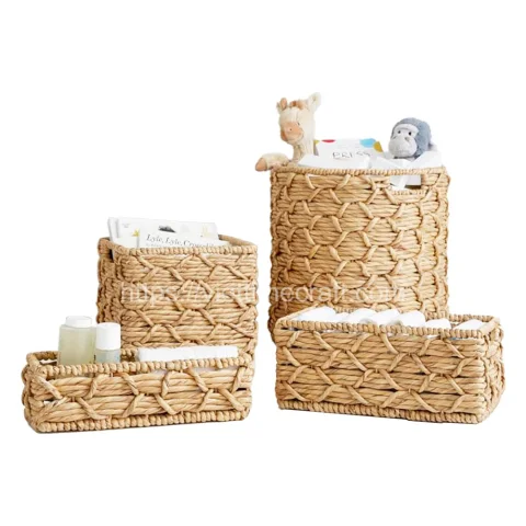 Water Hyacinth Basket Set