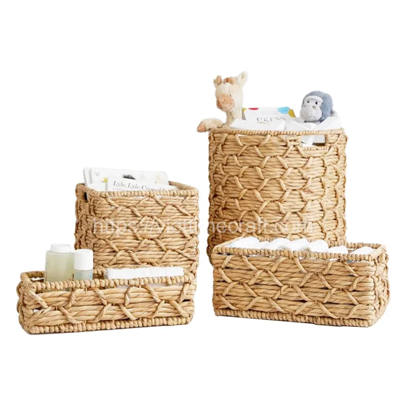 Water Hyacinth Basket Set