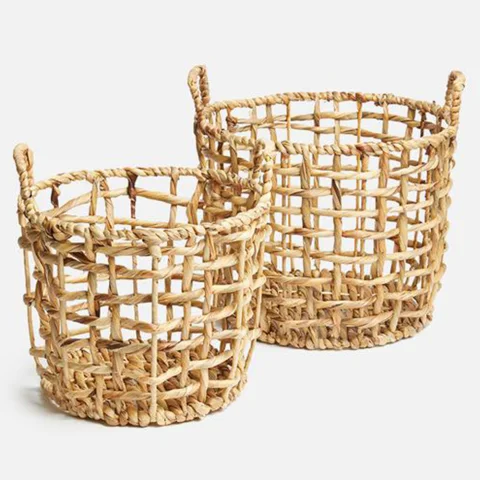 Water Hyacinth Storage Basket