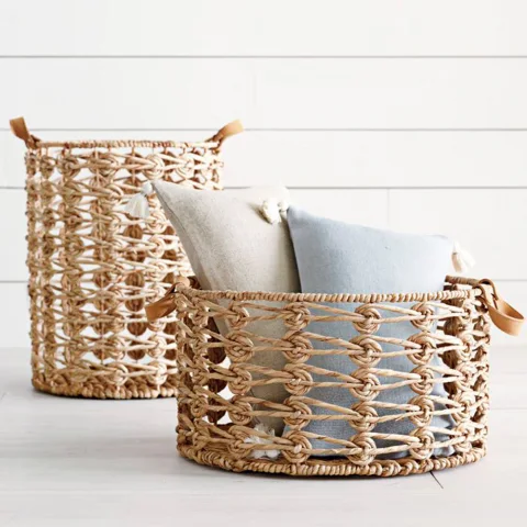 Water Hyacinth Storage Basket