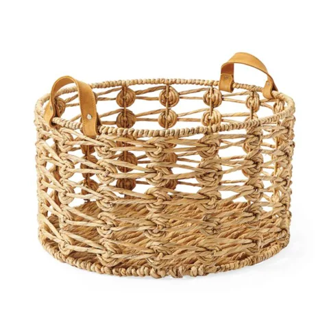 Water Hyacinth Storage Basket