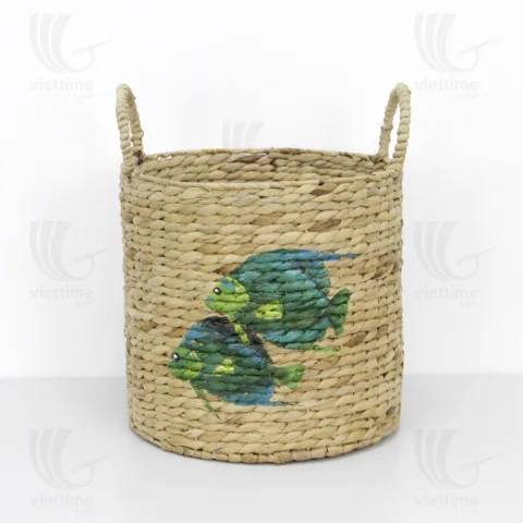 Water Hyacinth Storage Basket