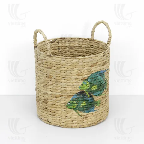 Water Hyacinth Storage Basket