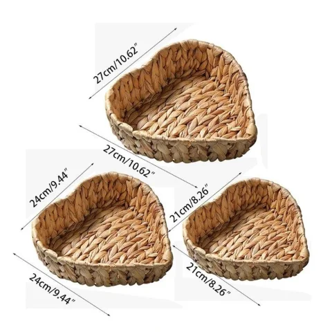 Water Hyacinth Tray Set