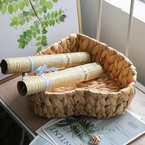 Water Hyacinth Tray Set