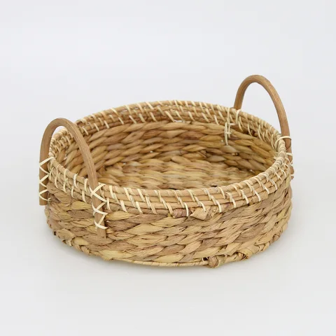 Water Hyacinth Tray Basket